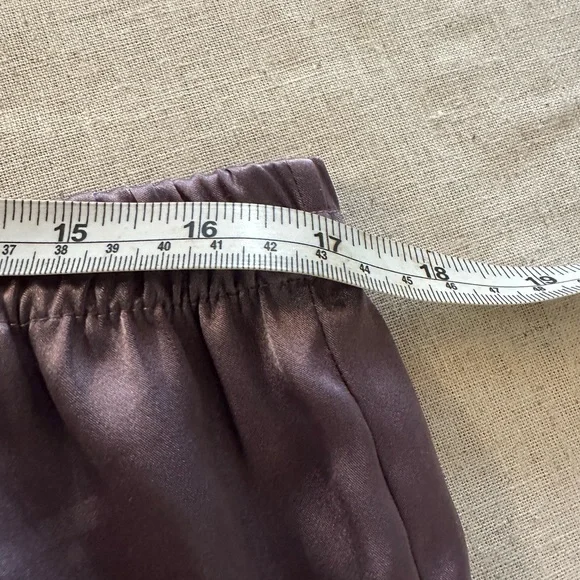 Vintage Victorias Secret Elegant “Satin”Pajama Set in Mauve Size Medium - Picture 10 of 11